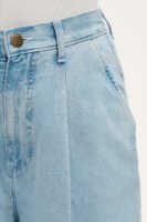 Cole - Baggy Wide Leg Denim Jeans in Light Wash Blue