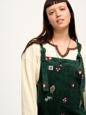 Original - Corduroy Dungarees with Bella Embroidery