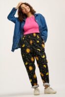 Alexa - Cotton Trousers in Orion Print