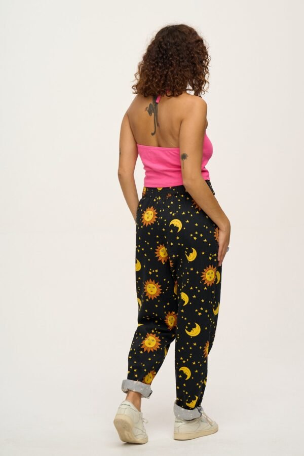 Alexa - Cotton Trousers in Orion Print