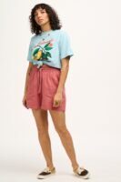 Charlie - Cotton Shorts in Dusky Pink