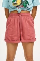 Charlie - Cotton Shorts in Dusky Pink