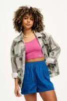 Charlie - Cotton Shorts in Electric Indigo