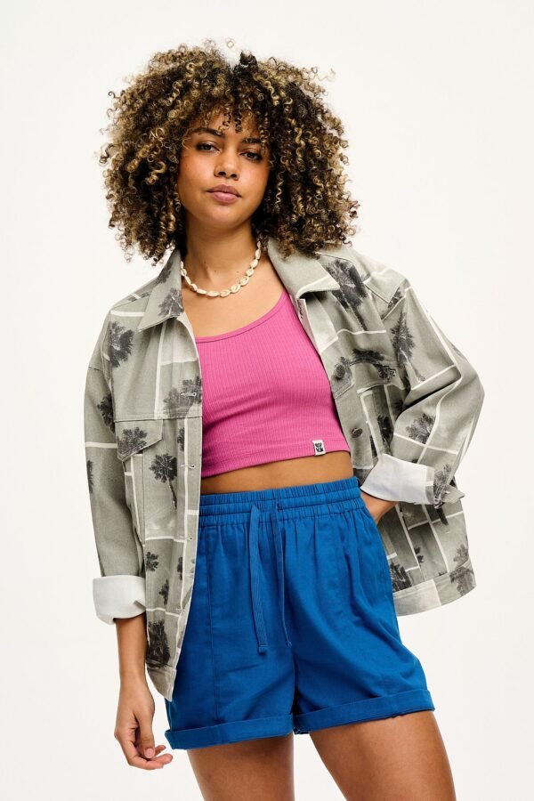 Charlie - Cotton Shorts in Electric Indigo