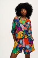 Bobbi - Tencel Shorts in Paradisia Print