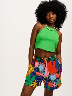 Bobbi - Tencel Shorts in Paradisia Print