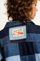 Callaway - Trucker Denim Jacket in Paige Patchwork Print