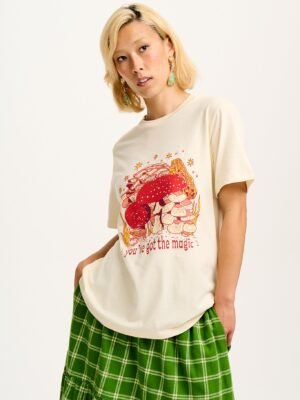 L.E. Denver - Cotton Tee in Artist Print by Caroline Clark