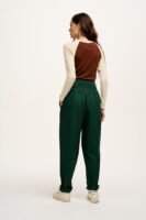 Alexa - Cotton Trousers in Posy Green