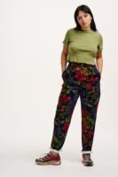 Addison - Tapered Twill Trousers in Maria Print