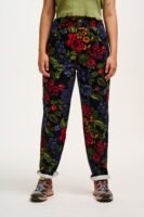 Addison - Tapered Twill Trousers in Maria Print