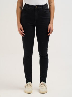 Soho - Skinny Fit Denim Jeans in Washed Black
