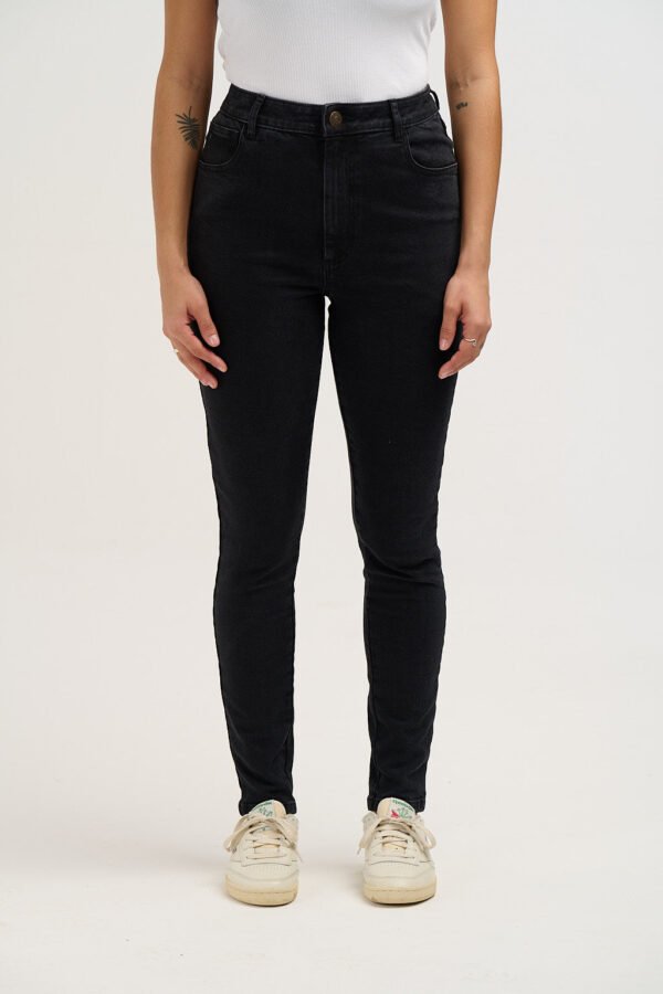 Soho - Skinny Fit Denim Jeans in Washed Black