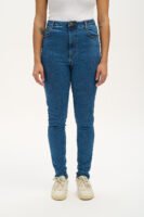 Soho - Skinny Fit Denim Jeans in Mid Wash Blue